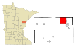 Carlton County Minnesota Incorporated and Unincorporated areas Cloquet Highlighted